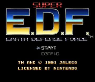 Super E.D.F. (Japan) screen shot title